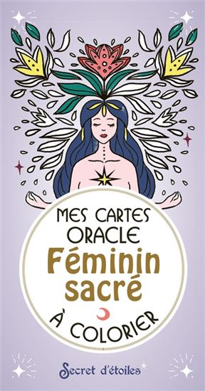 Cartes oracle Féminin sacré à colorier