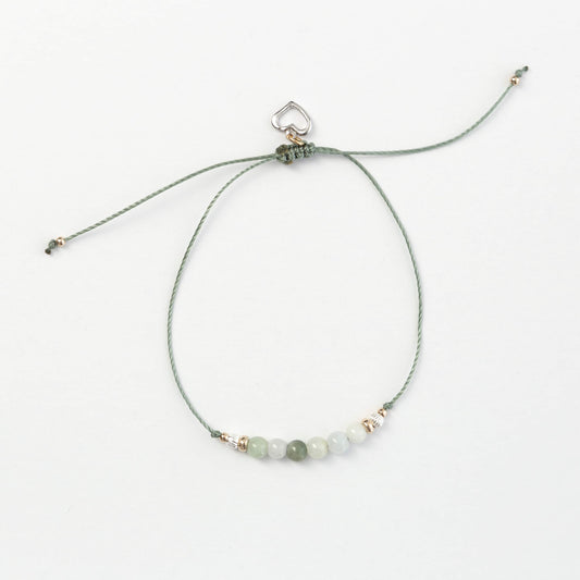 Bracelet demi, Pierre Jadeite