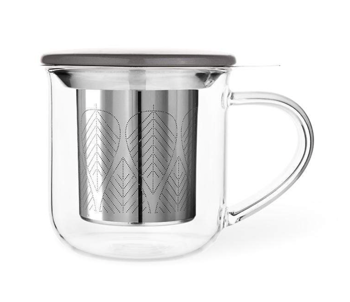 Tasse en verre à infuser